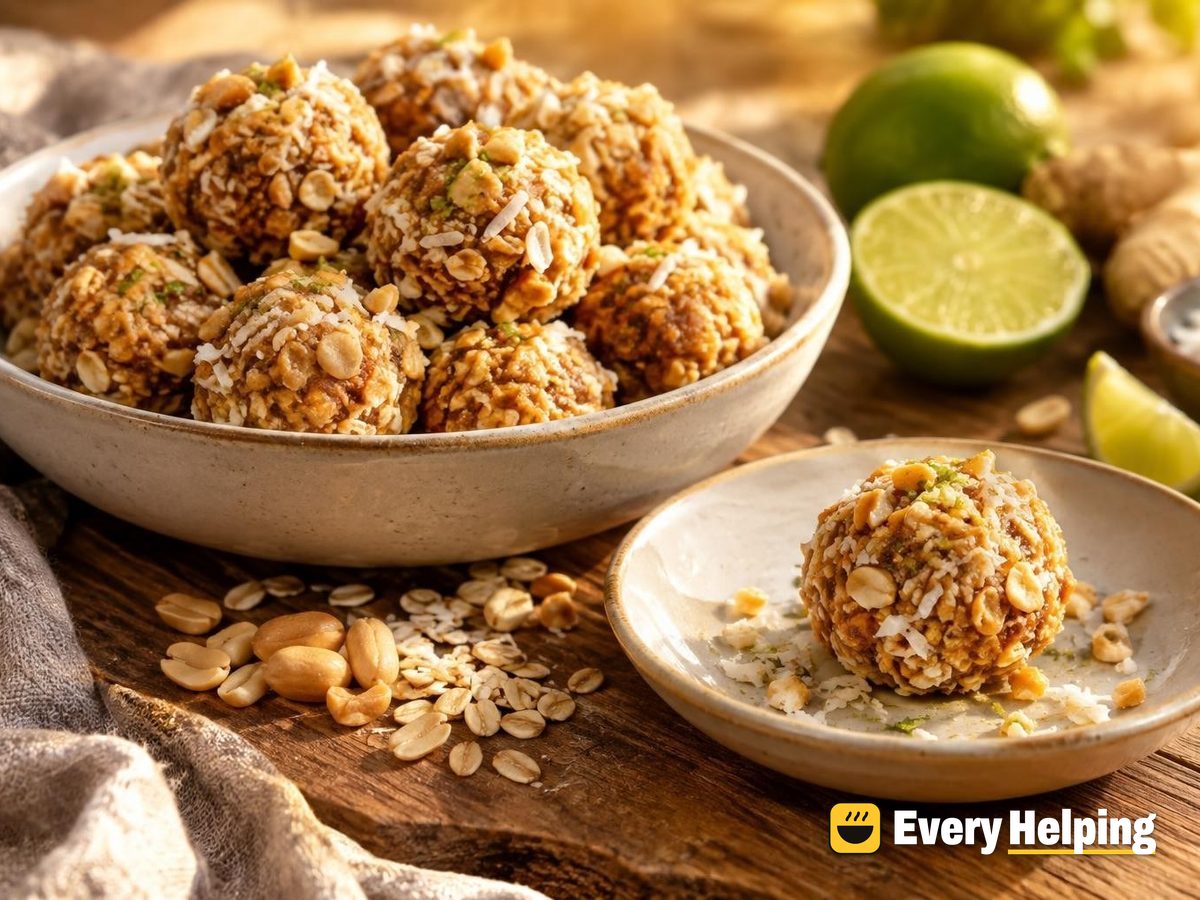 Peanut Coconut Lime Snack Bites