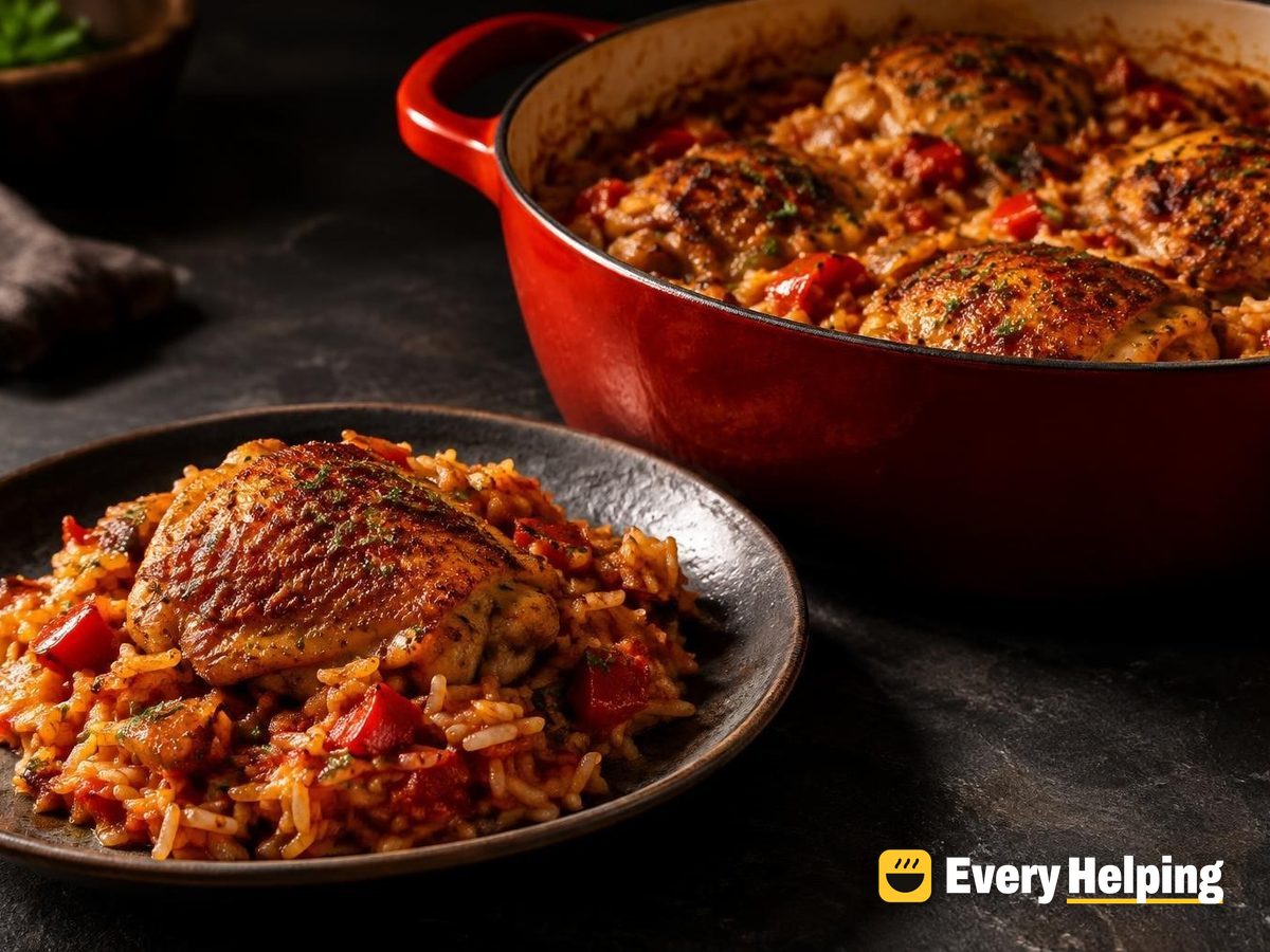 Spanish-Style Chicken Thigh Tomato Rice