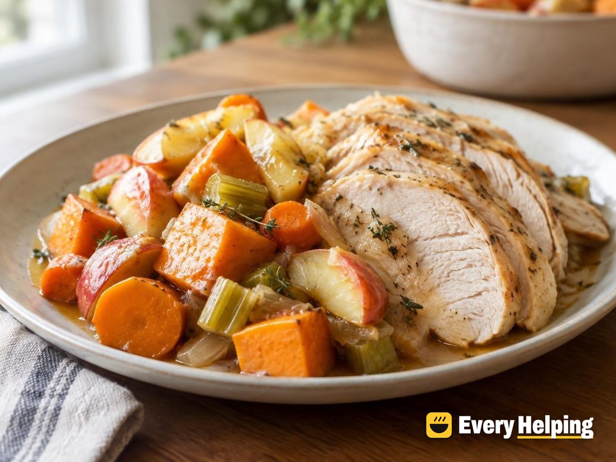 Slow-Cooker Turkey Breast with Fall Vegetables