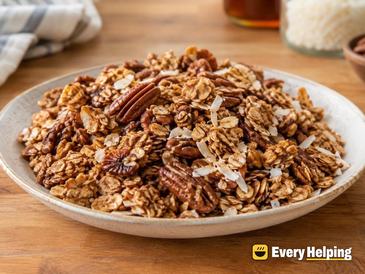 Cinnamon Coconut Maple Pecan Granola