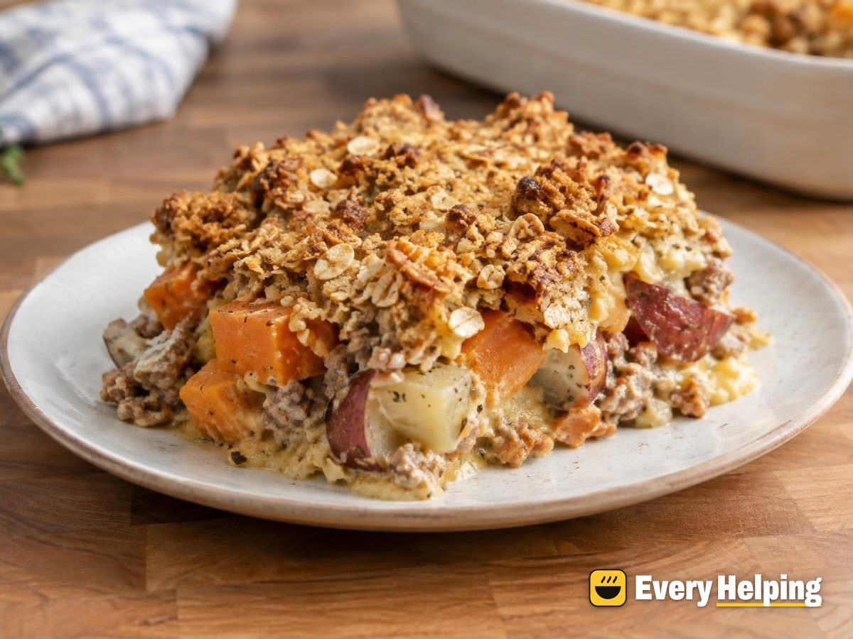 Turkey Sausage Sweet Potato Breakfast Bake