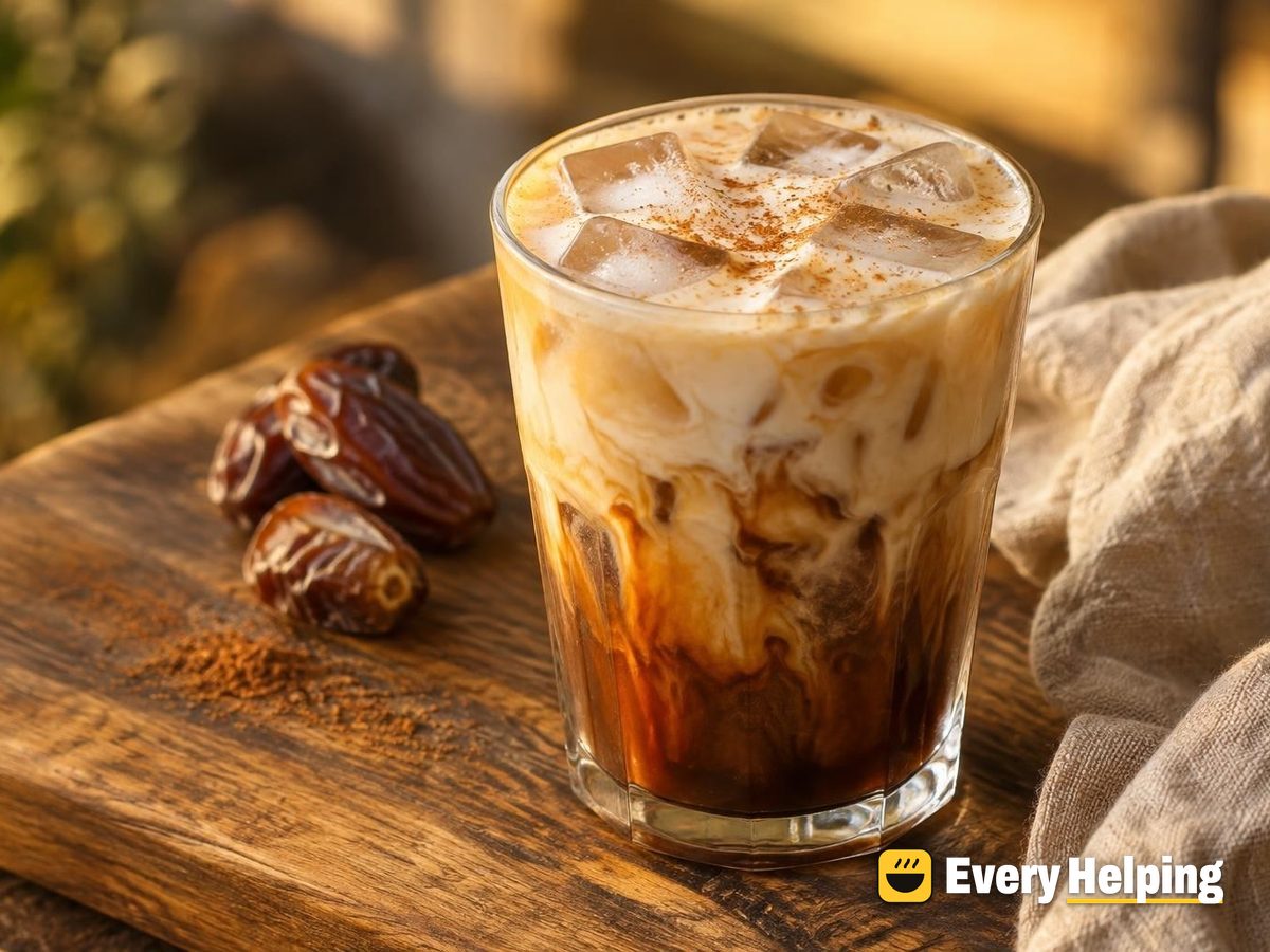 Date Caramel Iced Americano with Whole Milk