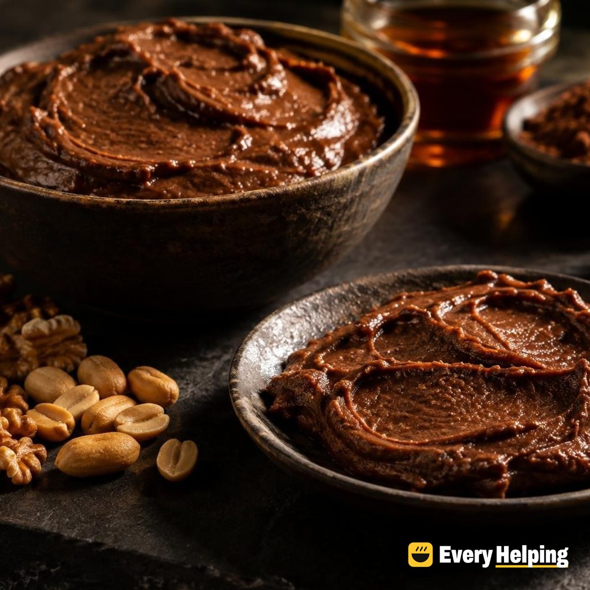 Maple Cocoa Walnut-Peanut Butter