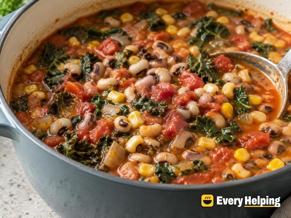Southern Black-Eyed Pea Tomato Stew
