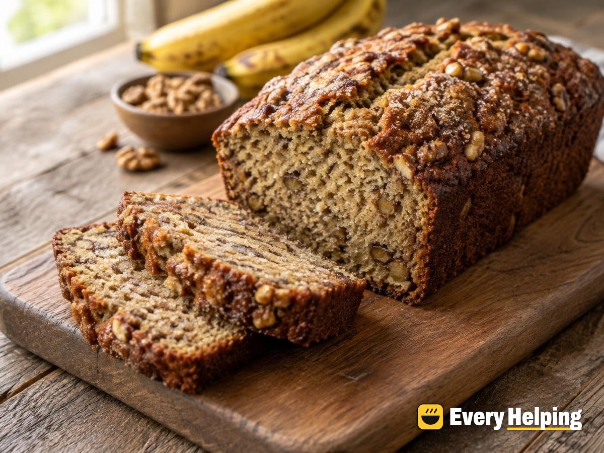 Brown Butter Banana Walnut Bread