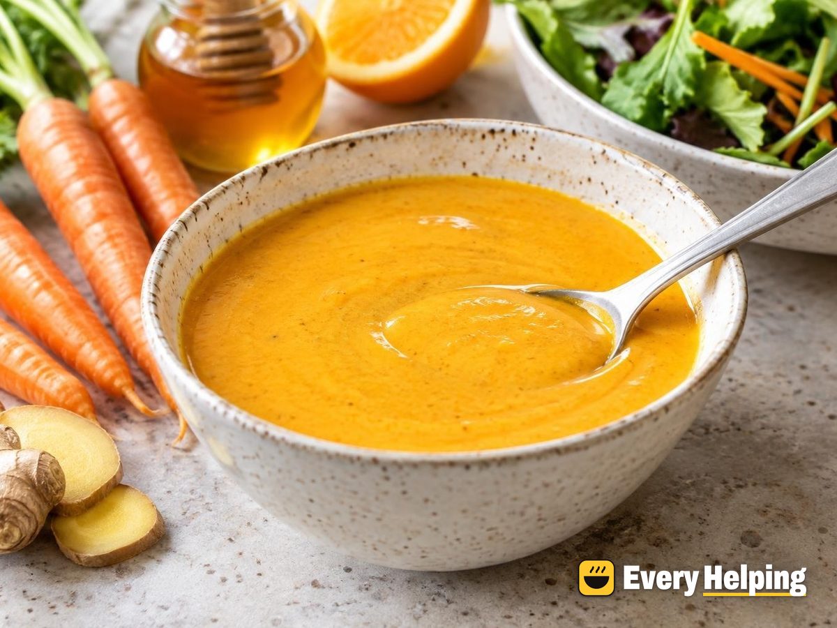 Carrot Ginger Honey Mustard Vinaigrette