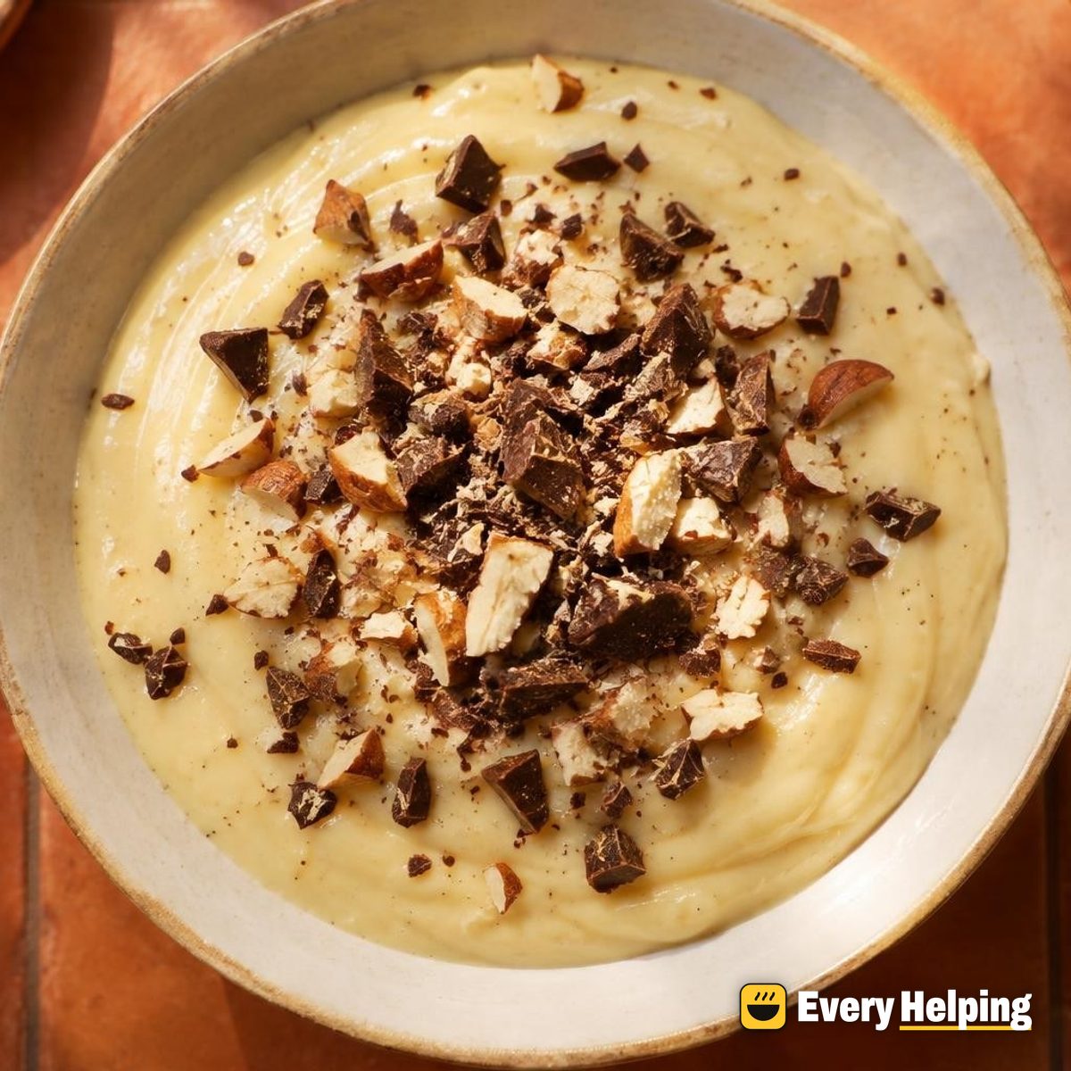 Maple Cardamom Vanilla Pudding with Chopped Chocolate