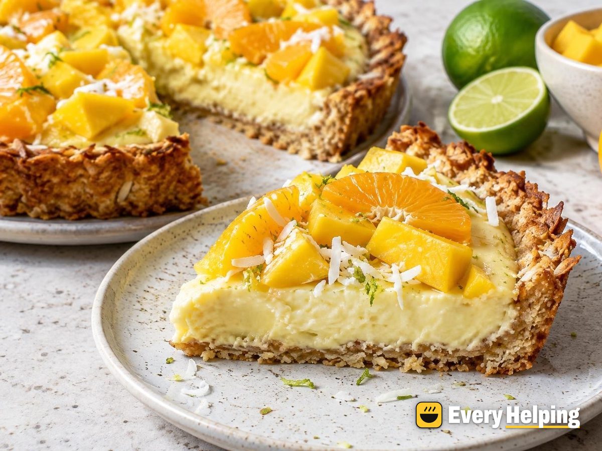 Lime Cream Tarts with Coconut Crust