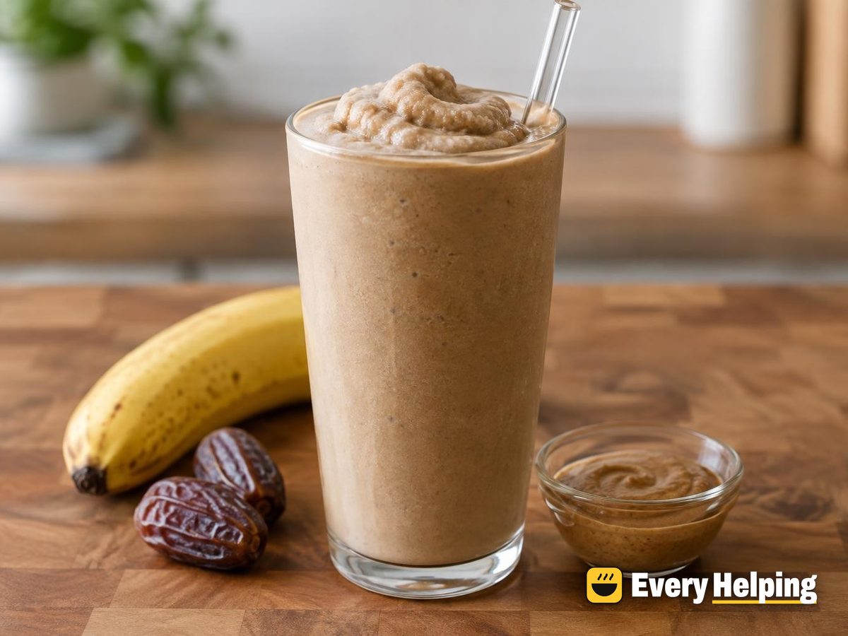 Blended Vanilla Banana Cold Brew Shake