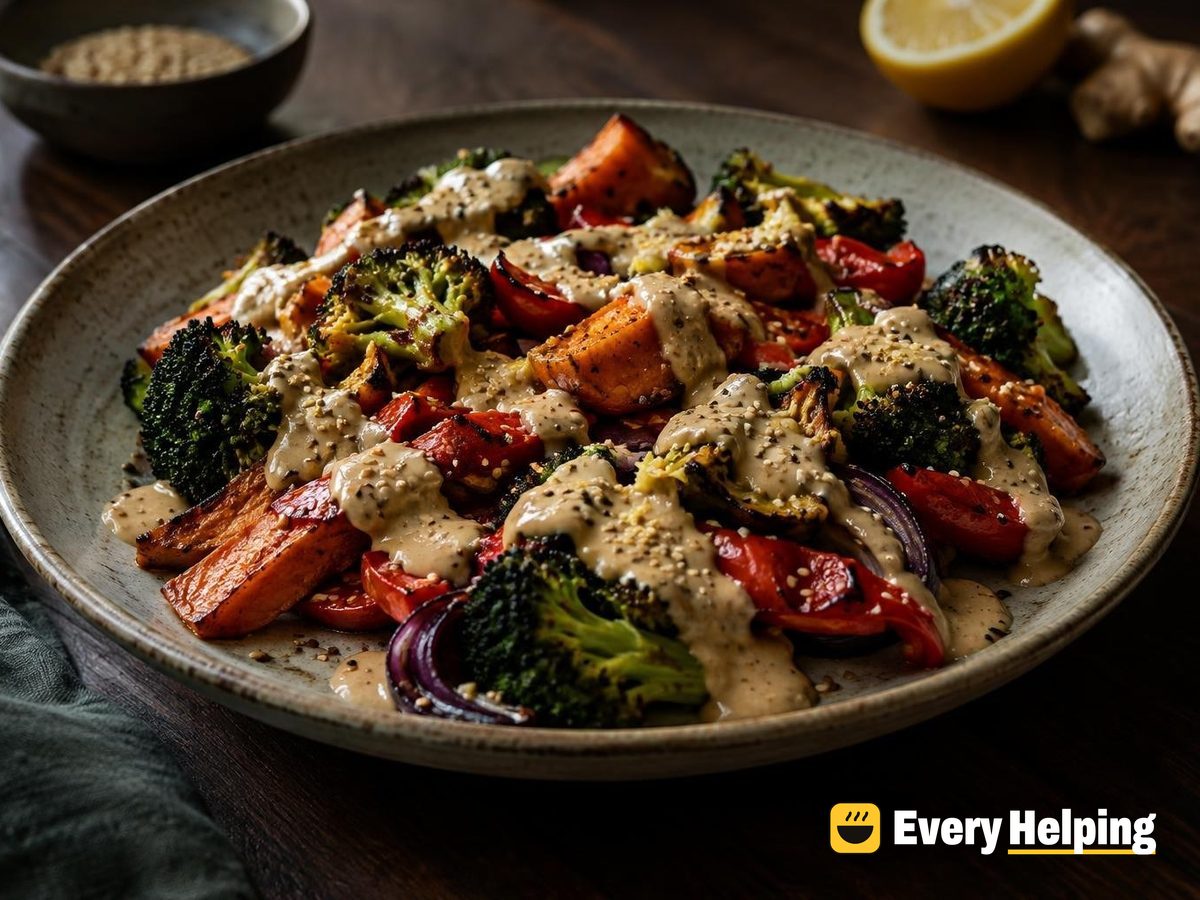 Toasted Sesame Miso Ginger Tahini Drizzle