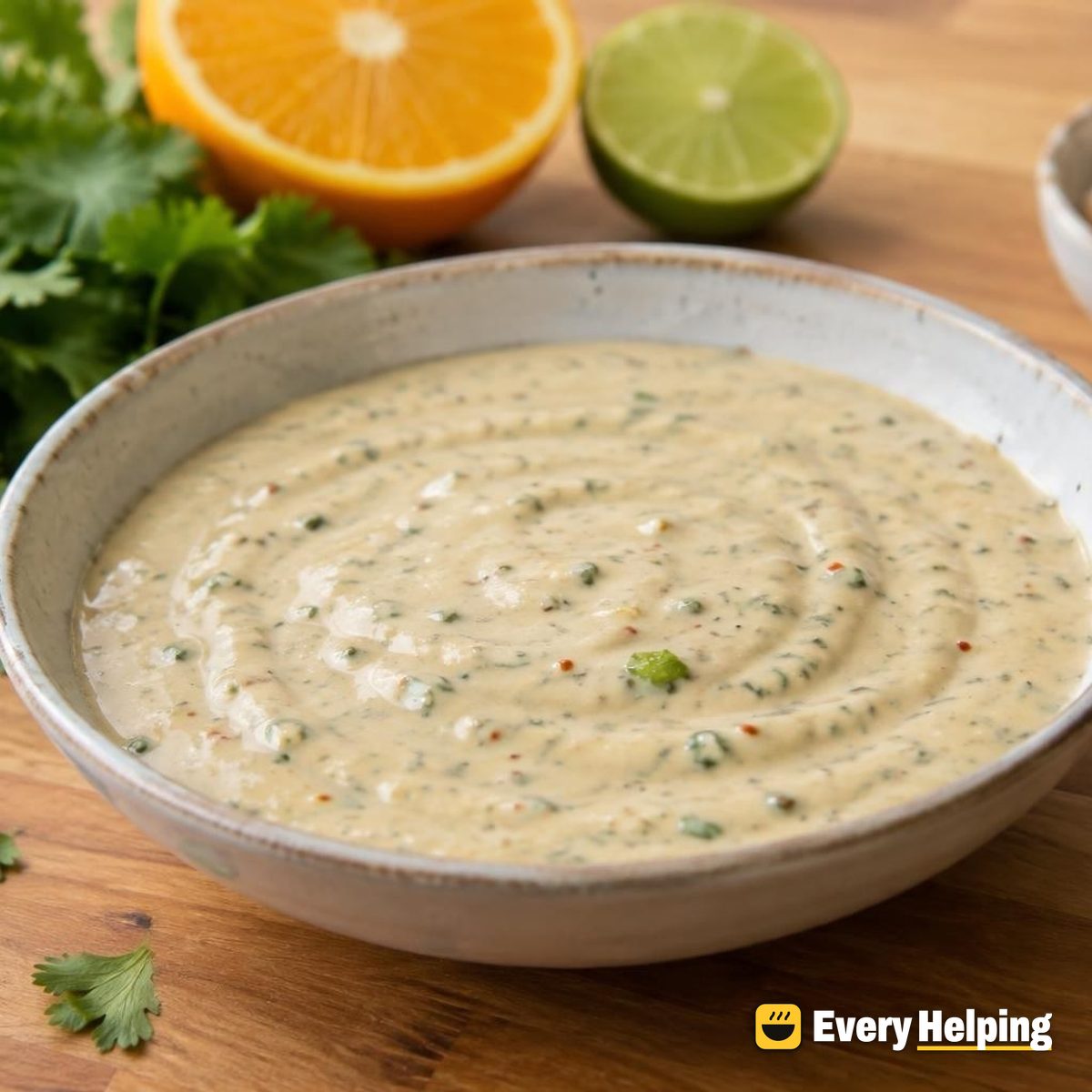 Creamy White Bean Orange-Lime Tahini Dressing