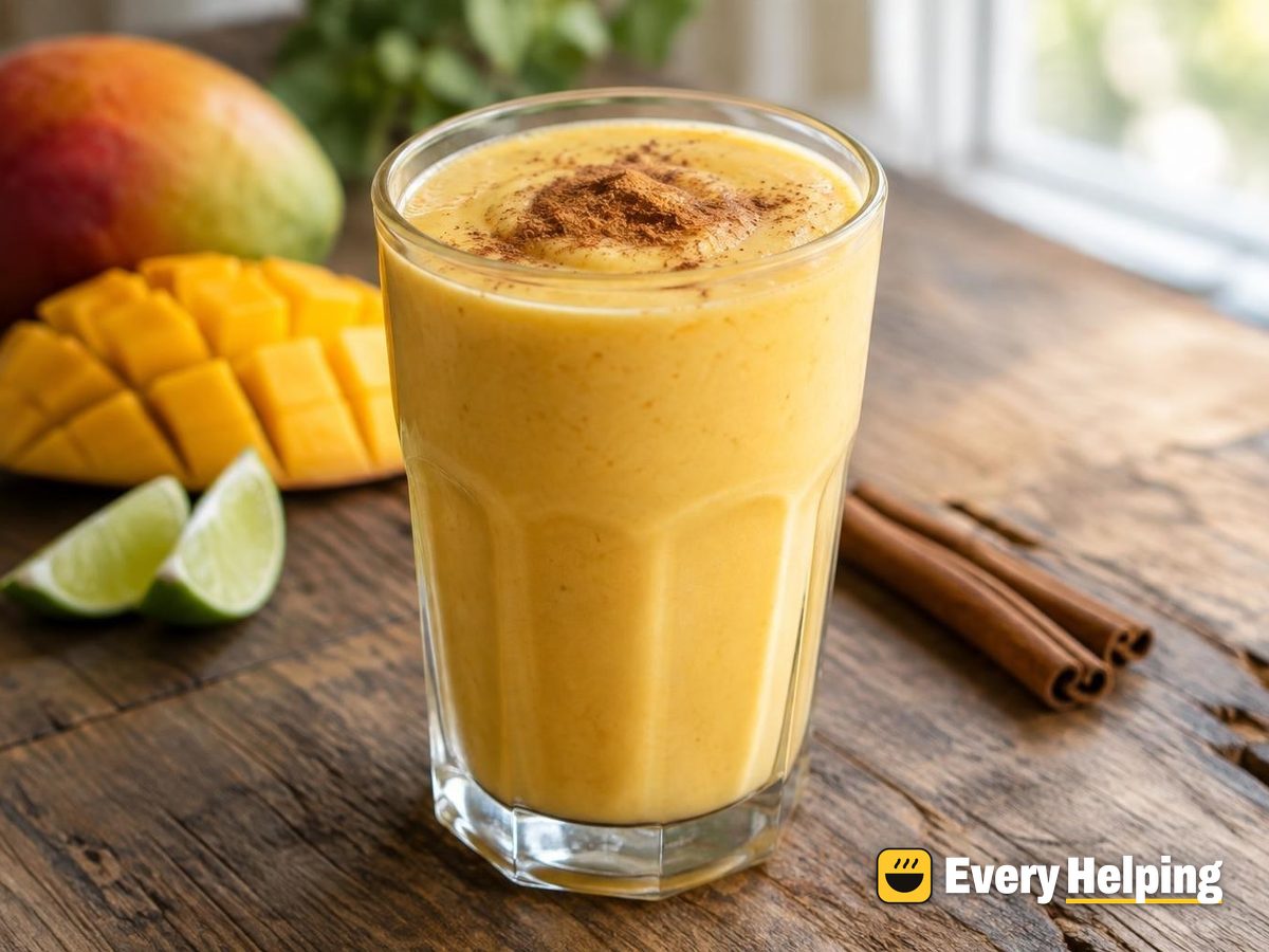 Cinnamon Mango Soy Lassi