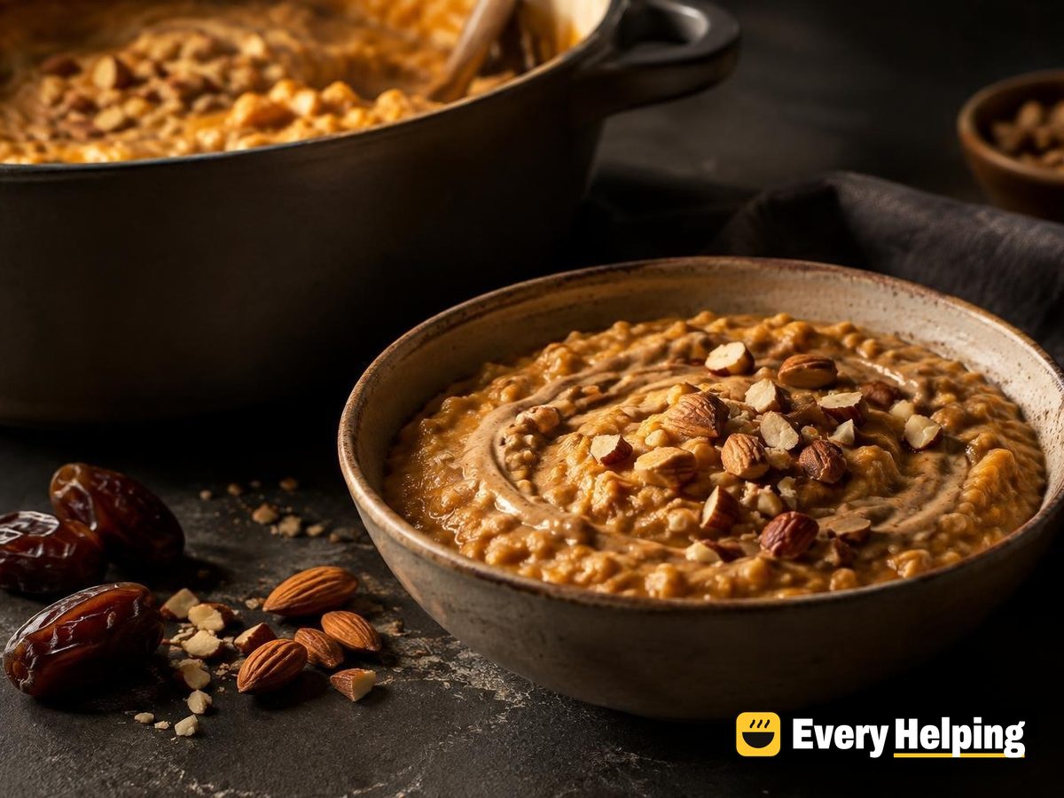 Date-Sweetened Pumpkin Chai Oat Porridge