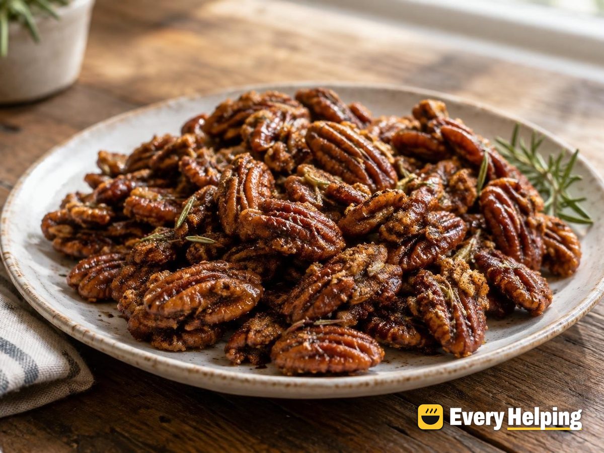 Brown Butter Cumin Pecans with Rosemary