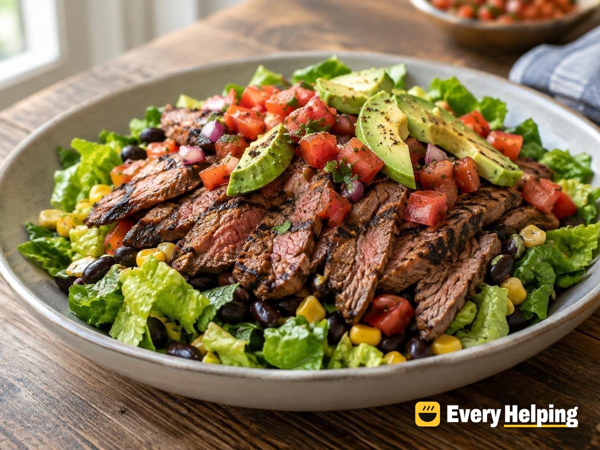 Grilled Flank Steak Salad Bowls with Pico