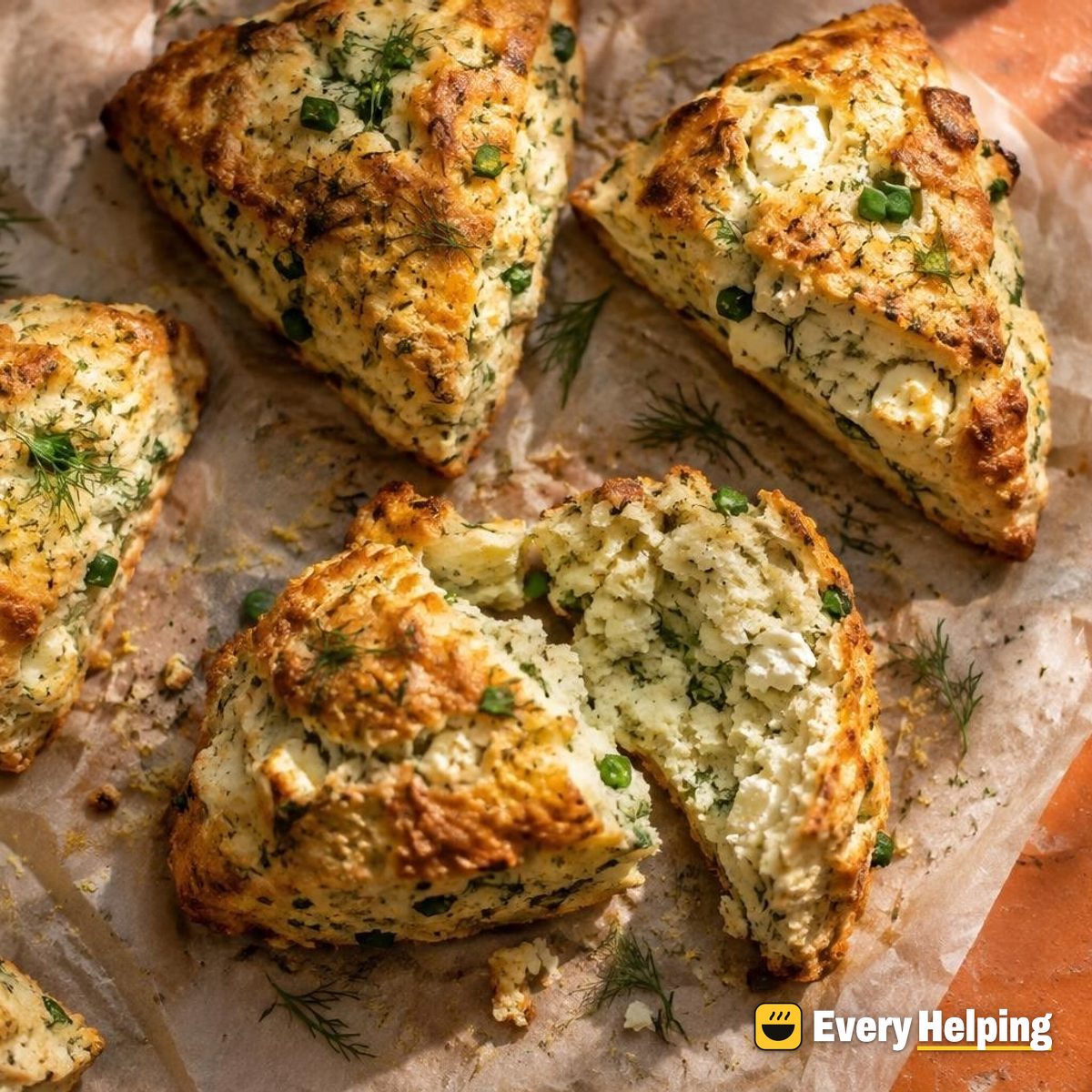 Dill and Feta Buttermilk Scones