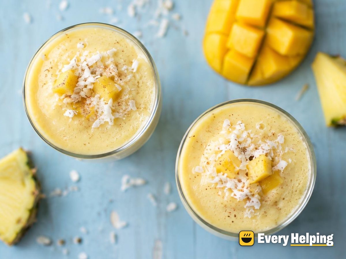 Mango Pineapple Coconut Kefir Smoothie