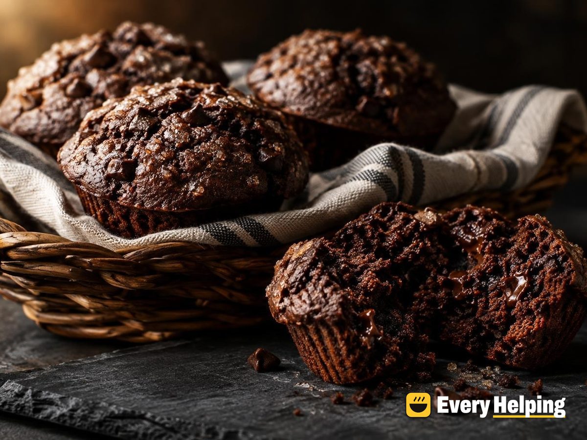 Double Chocolate Espresso Muffins