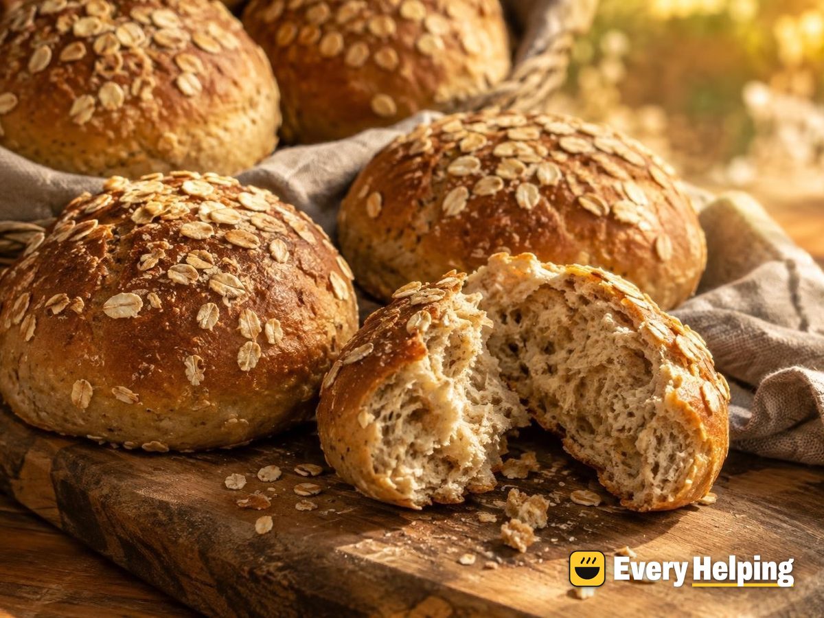 Honey Oat Burger Buns