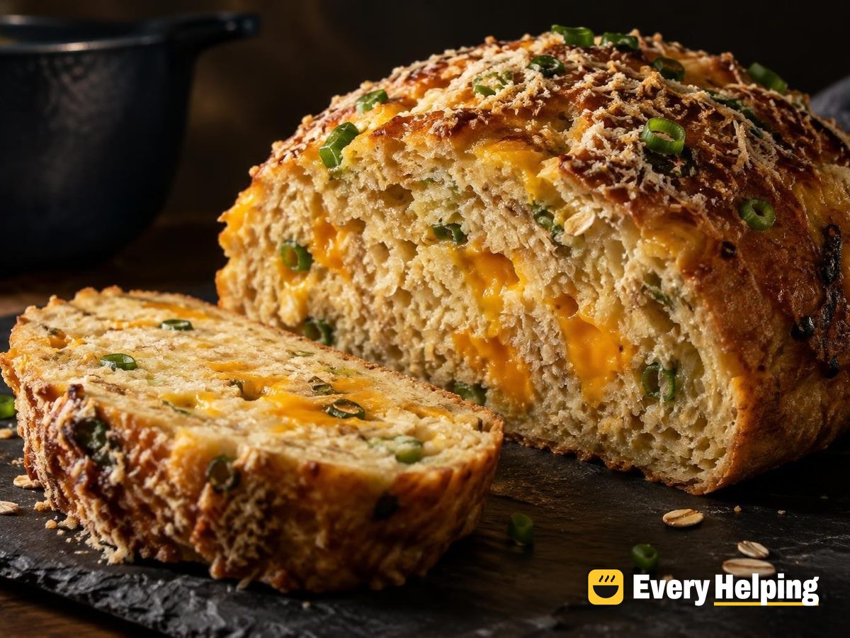 Oat Porridge Boule with Cheddar and Parmesan