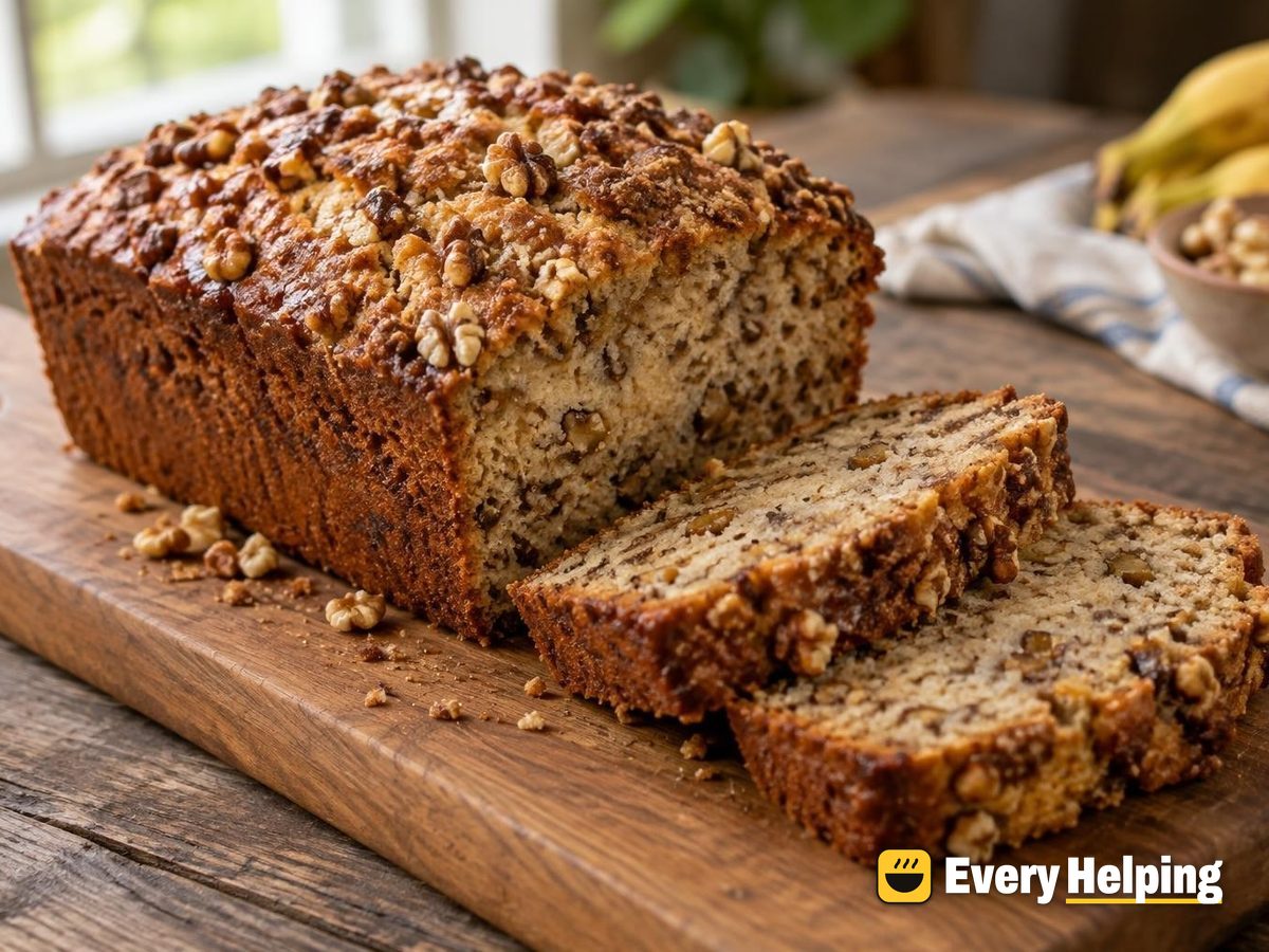Toasted Walnut Banana Bread with Maple