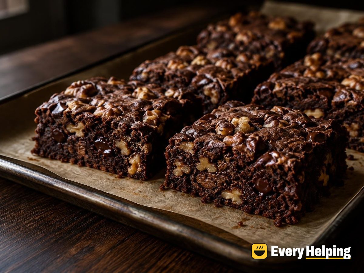 Fudgy Toasted Walnut Almond Butter Brownies
