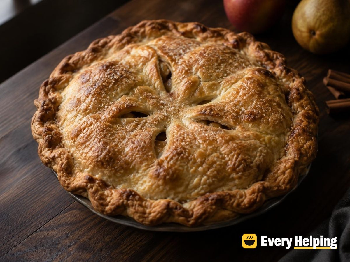 Spiced Apple Pear Double-Crust Pies