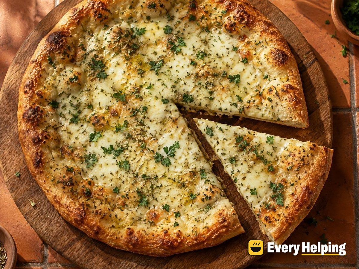 Garlic-Herb Oil New York White Pizzas