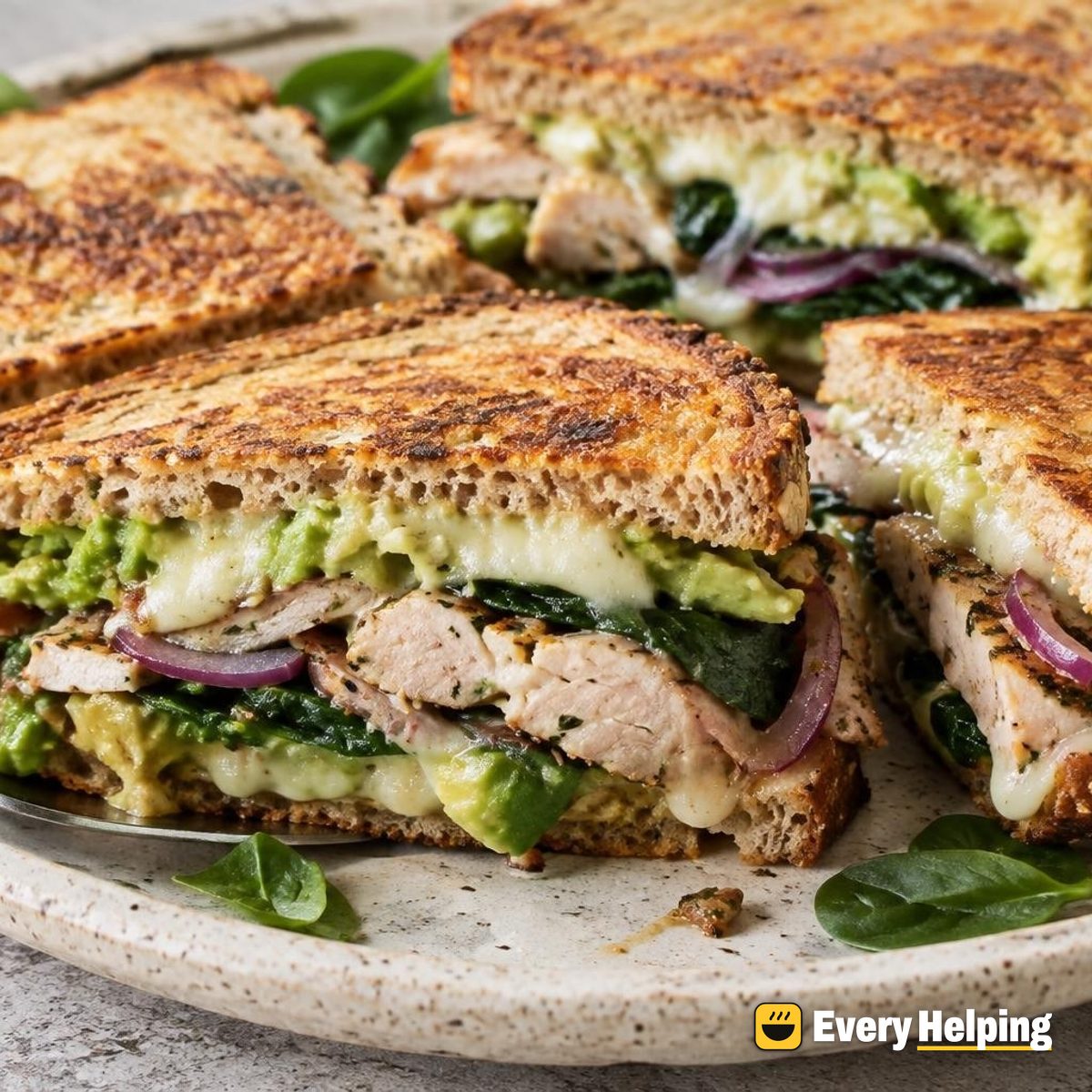 Cumin-Garlic Pork Tenderloin Avocado Melts