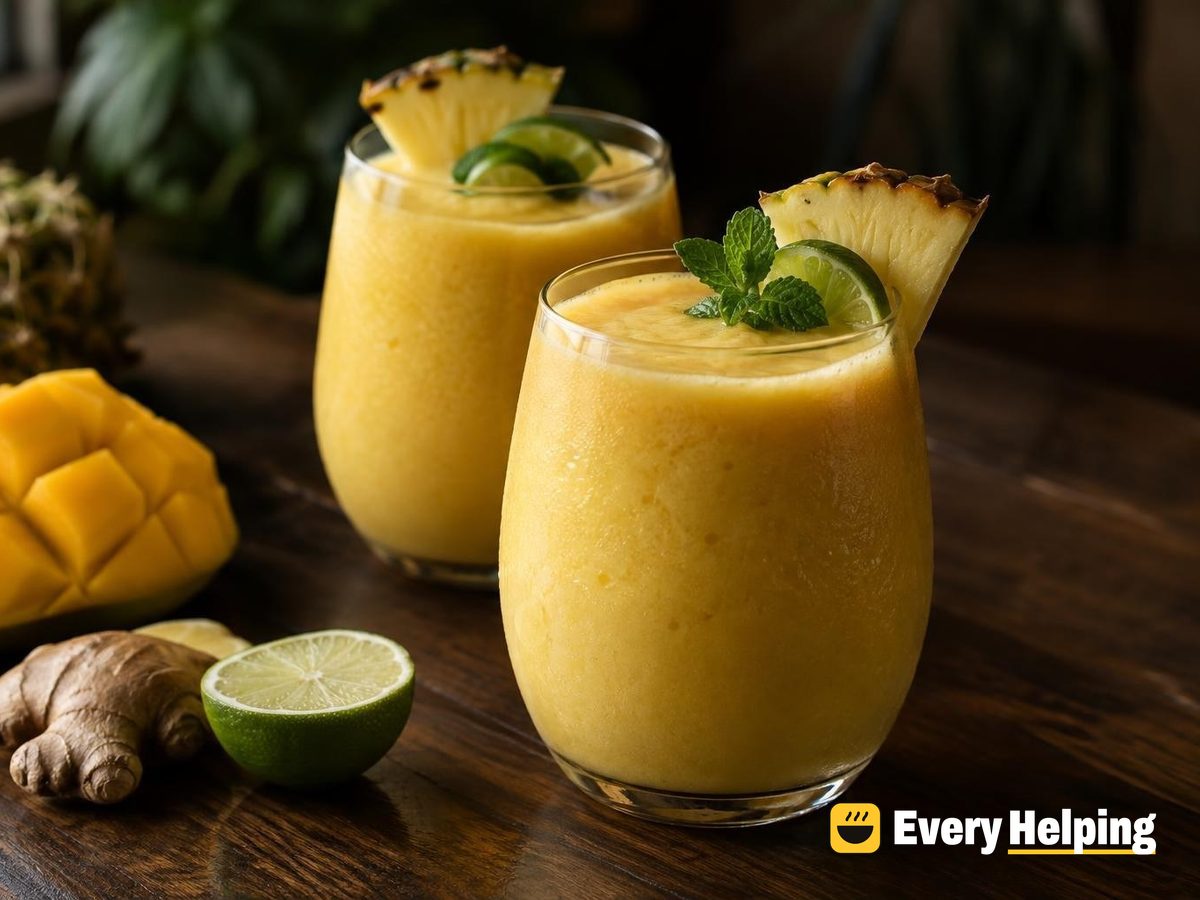 Pineapple Mango Coconut Lime Cooler
