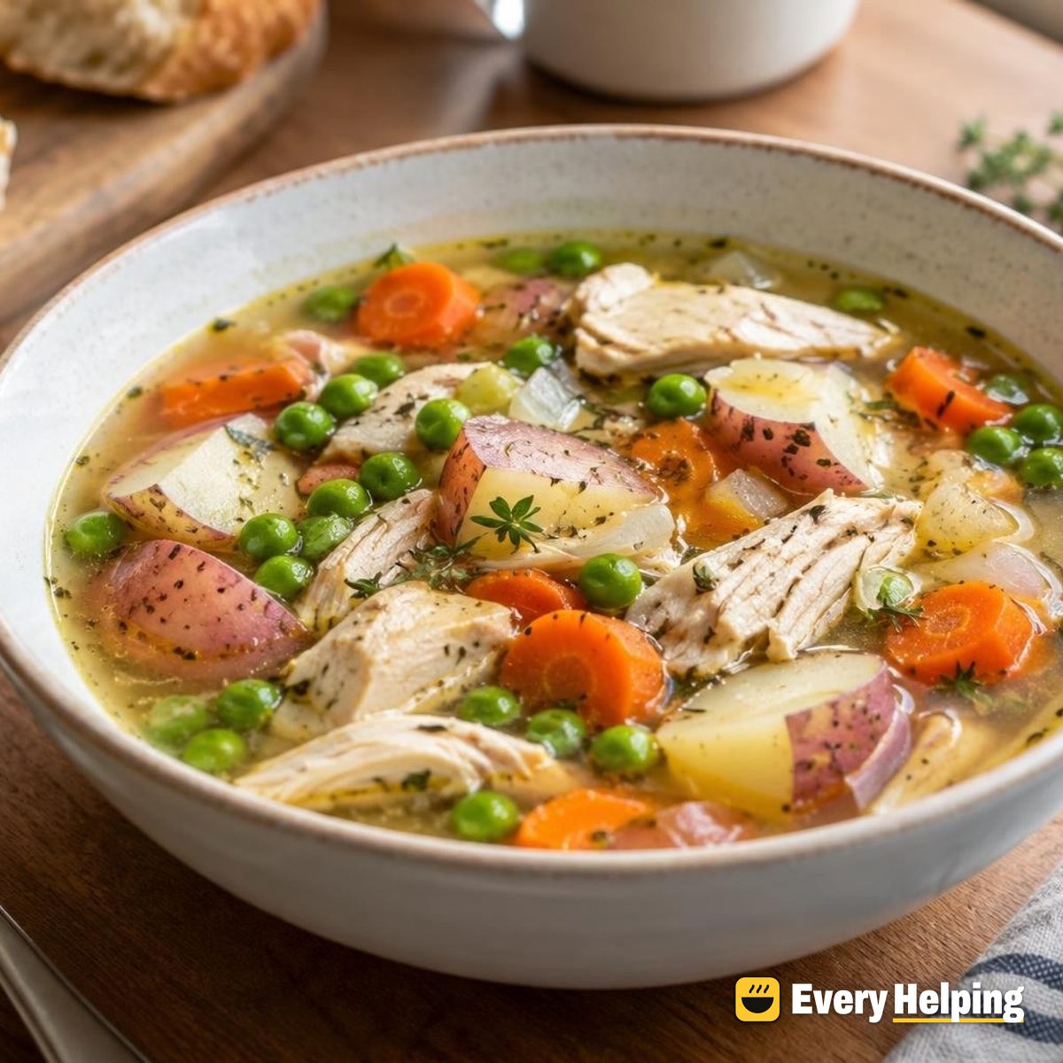 Hearty Chicken, Potato and Vegetable Soup