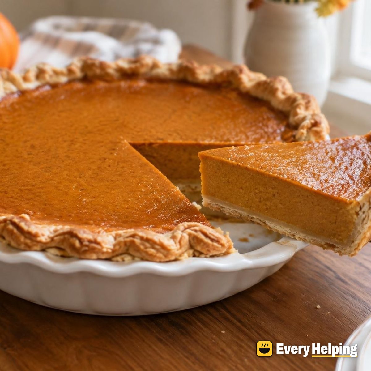 Maple Spiced Pumpkin Pie