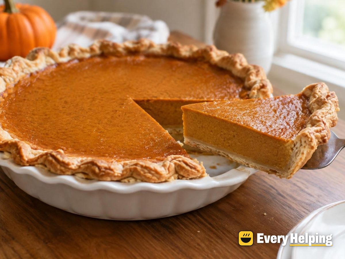 Maple Spiced Pumpkin Pie