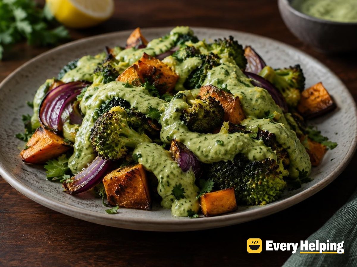 Avocado Lemon-Parsley Dressing with White Beans
