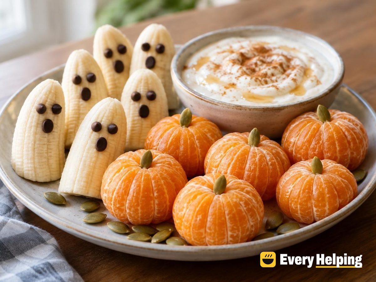Banana Ghosts and Orange Pumpkins