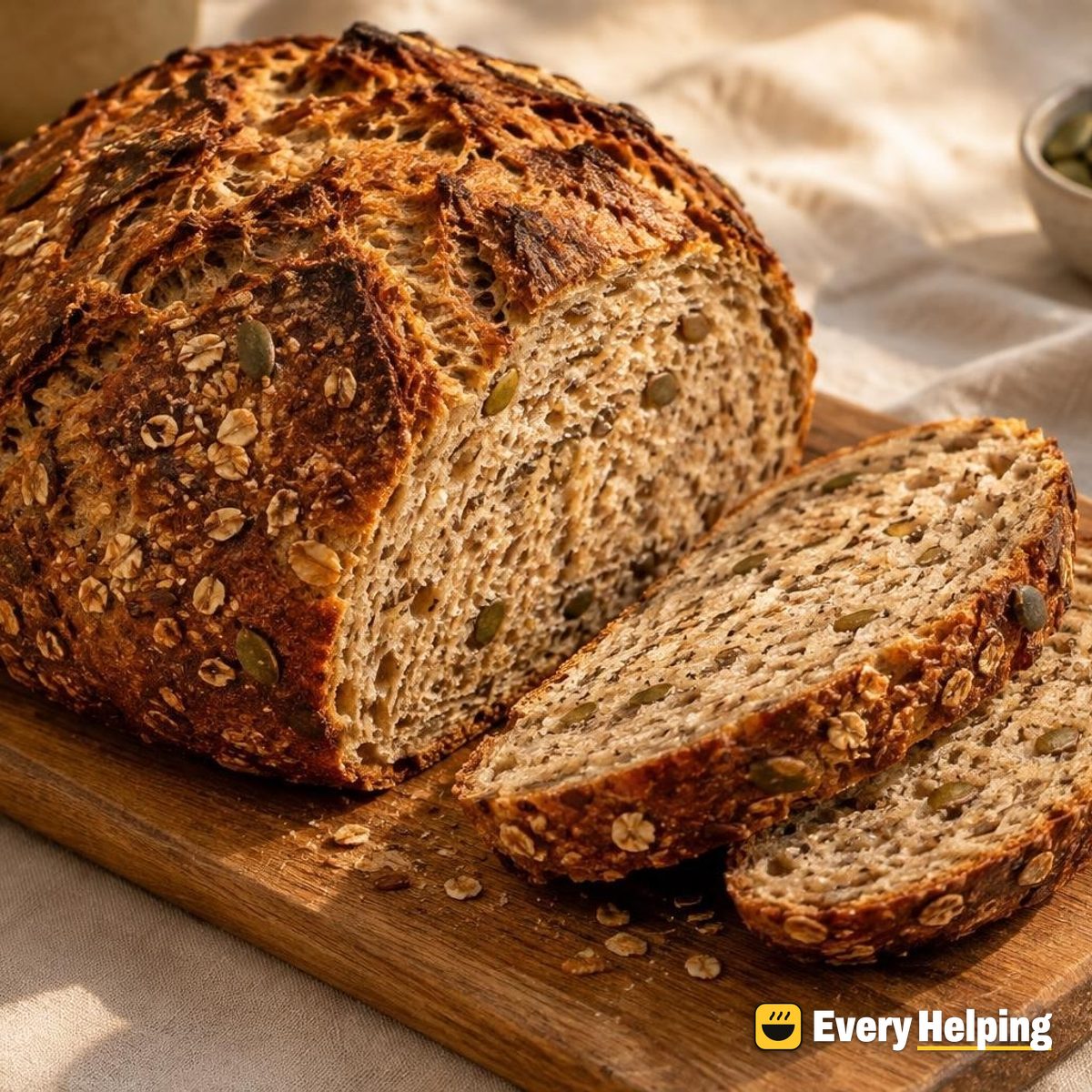 Honeyed Oat Porridge Seeded Whole Wheat Boule