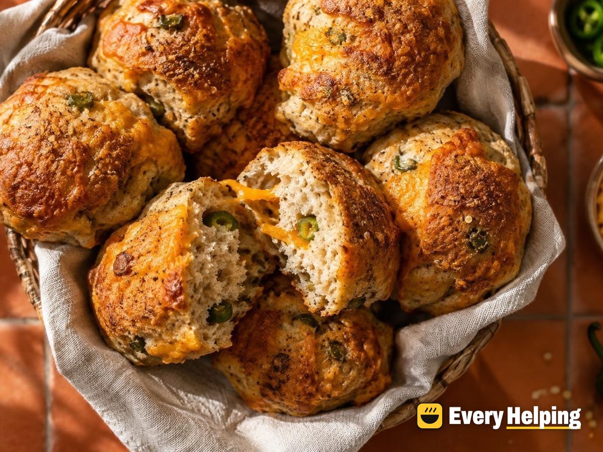 Cheddar Jalapeño Buttermilk Whole Wheat Rolls