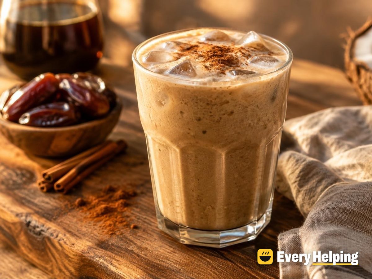 Iced Cinnamon Coconut Coffee Protein Shake