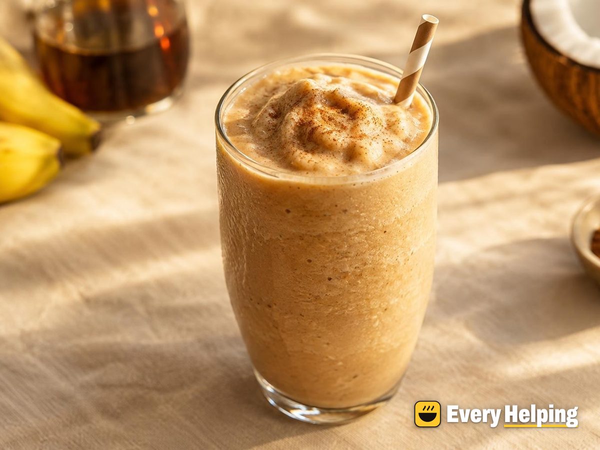 Maple Coconut Blended Iced Coffee
