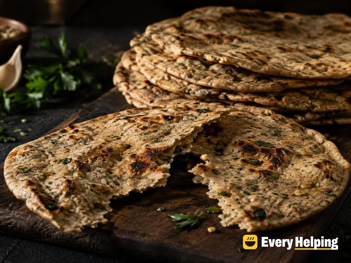 Garlic Herb Rye Tortillas