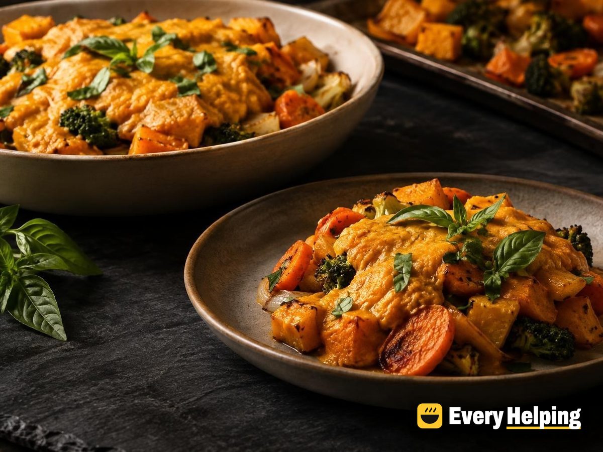 Roasted Butternut and Carrot Basil Sauce