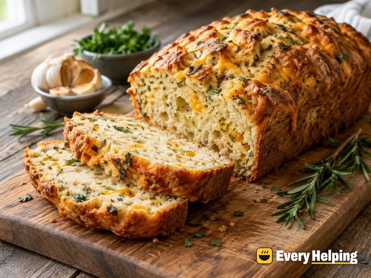 Roasted Garlic, Cheddar and Rosemary Loaf