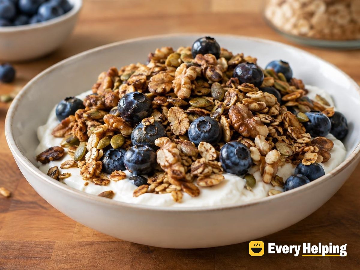 Strained 2% Yogurt Bowls with Toasted Oat Crunch