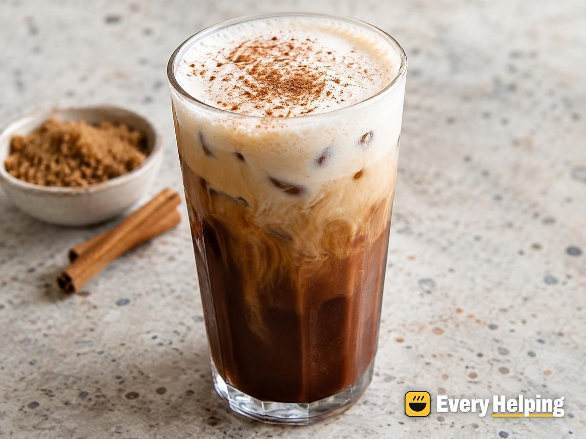 Cinnamon Brown Sugar Cold Brew with Skim Milk