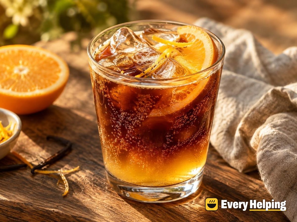 Sparkling Honey Vanilla Orange Americano