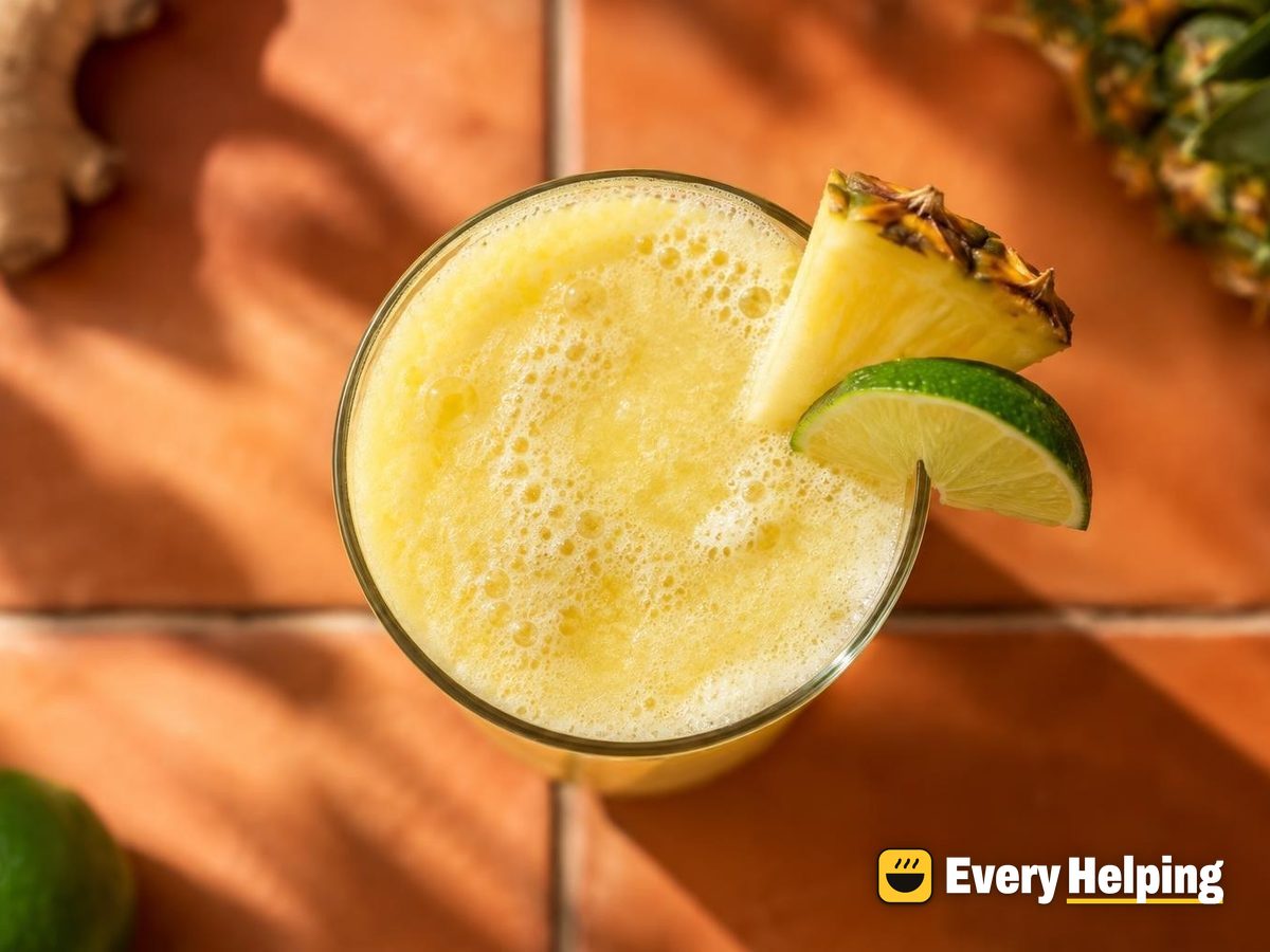 Sparkling Pineapple Ginger Fizz