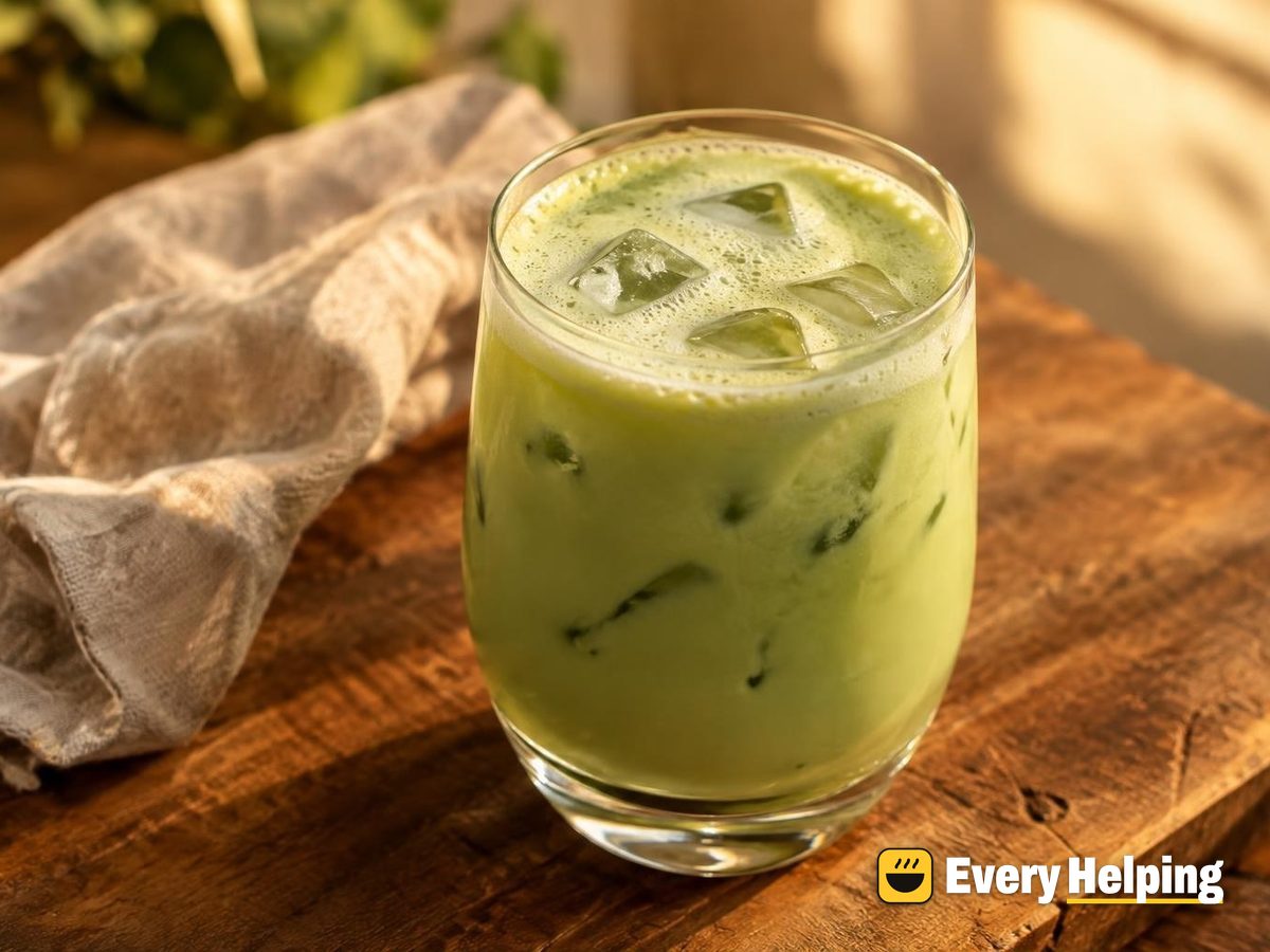 Iced Green Tea Latte with Whole Milk