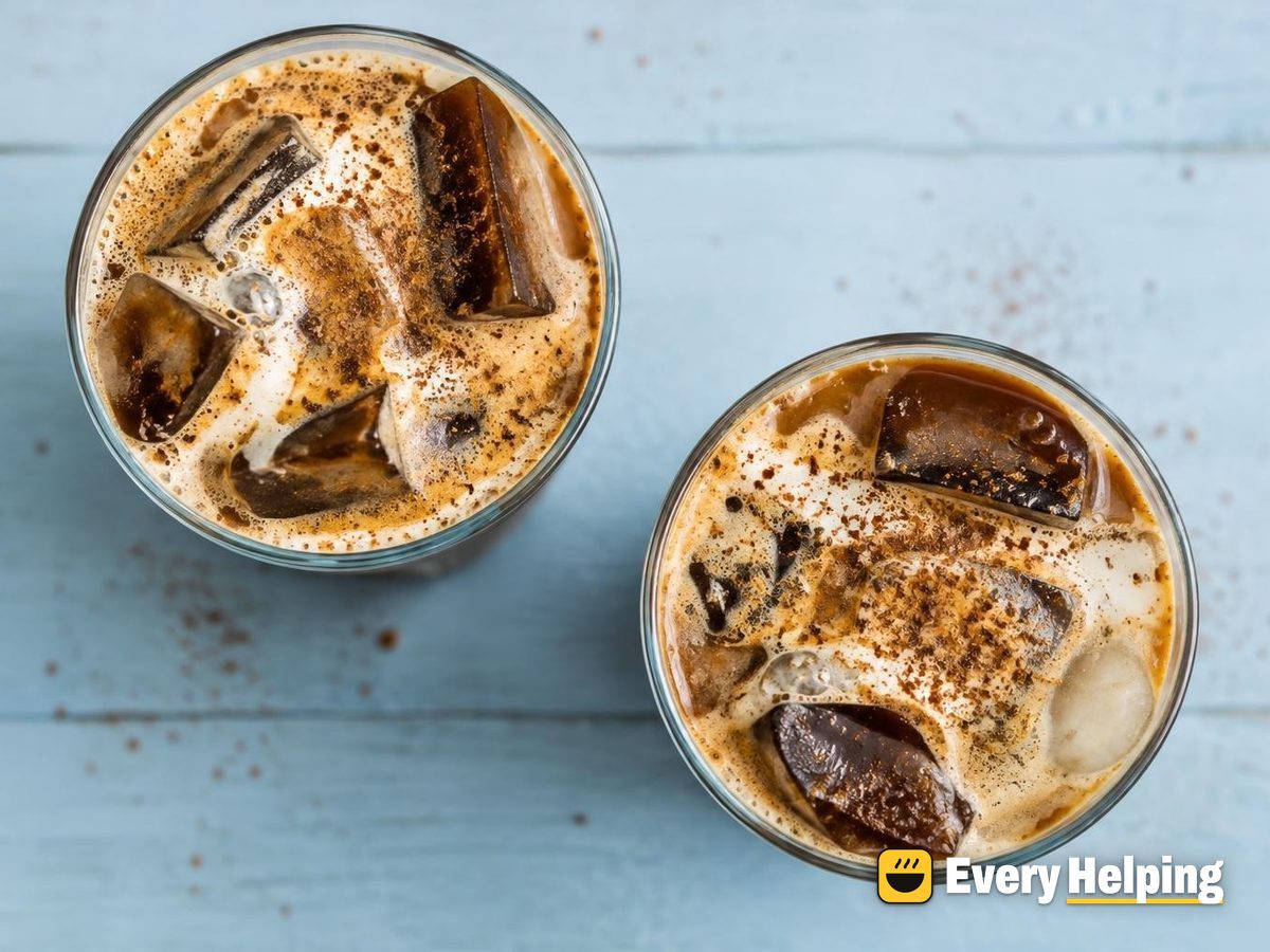 Molasses Nutmeg Shaken Espresso over Coffee Ice