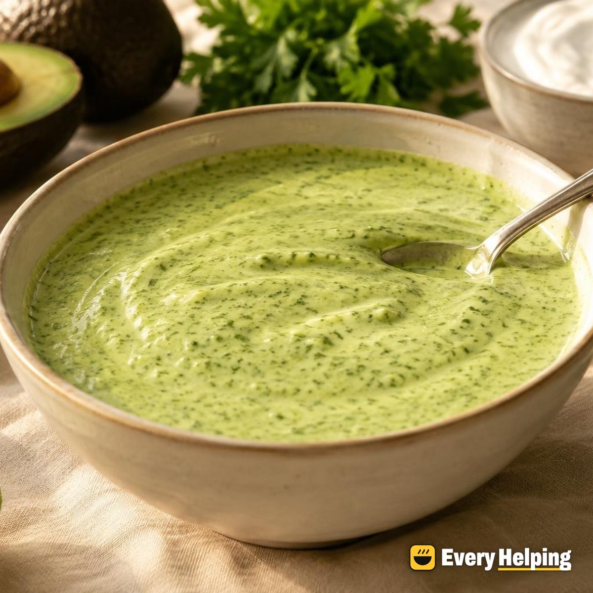 Garlic Kefir Green Goddess Dressing