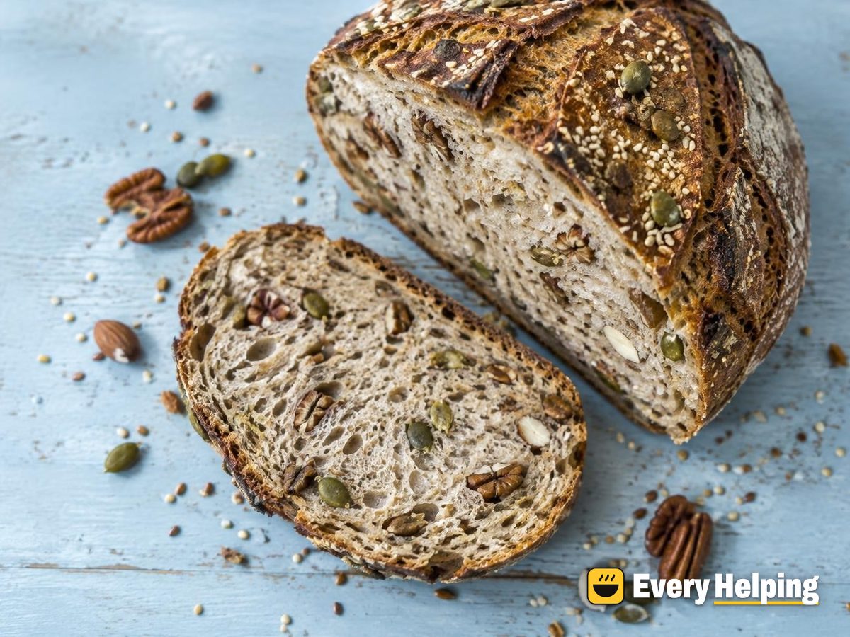 Toasted Pecan and Almond Seeded Country Boule